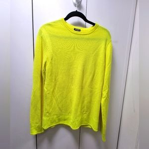 Todd Snyder Italian Merino Wool Waffle Knit Crew Neck Sweater